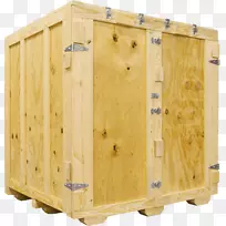 包装和贴标签工业木箱