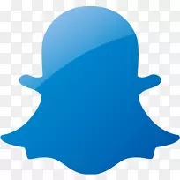 社交媒体电脑图标桌面壁纸Snapchat-社交媒体
