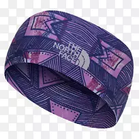 北面紫色头巾服装配件.头巾