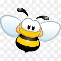 蜜蜂昆虫剪贴画-蜜蜂