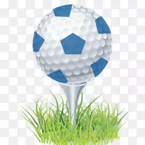 高尔夫球、高尔夫球台、高尔夫球杆、剪贴画-高尔夫