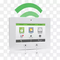 安全警报和系统家庭安全警报设备Alarm.com