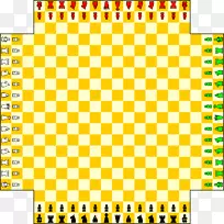 2000年国际象棋骑士和主教。棋盘