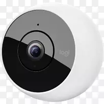罗技圆环2智能家居安全摄像头无线安全摄像头