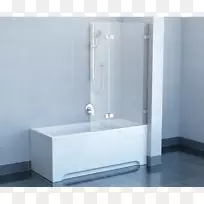 浴缸浴室折叠屏风拉瓦克淋浴-浴缸