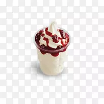 圣代冰淇淋圆锥形软糖冻酸奶冰淇淋