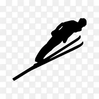滑雪跳跃自由式滑雪冬季奥运会运动滑雪