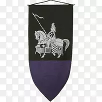 纹章旗骑士旗中世纪十字军