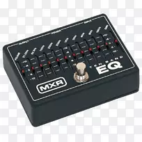 音频均衡效应处理器和踏板邓洛普mxr 10波段图形eq m 108 Dunlop mxr 10波段图形eq-乐器