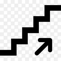 楼梯自动扶梯标志剪辑艺术-楼梯