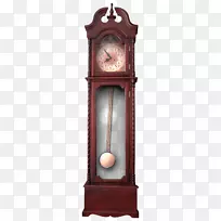 地板和祖父时钟，钟摆时钟单击Jogos-时钟