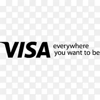 VISA徽标万事达卡信用卡纽约证券交易所：v-VISA