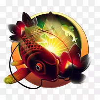 koi android桌面壁纸-android