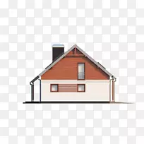 房屋正面，山墙，屋顶，壁板-房屋