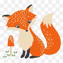 绘画剪贴画-狐狸