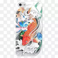 蝴蝶锦鲤纹身鱼-鱼