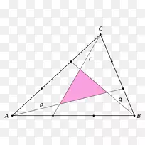 第七个区域三角形点劳斯定理-三角形
