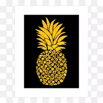 菠萝视觉艺术树字体-菠萝