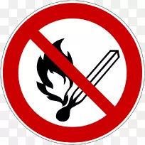 实验室安全火焰危险符号.不允许