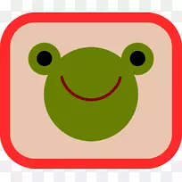 树蛙笑脸剪贴画-笑脸
