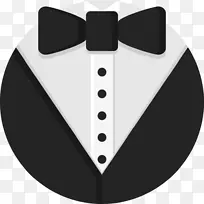 燕尾服电脑图标适合服装剪贴画套装