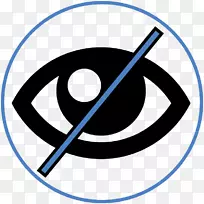 眼科人眼护理专业眼科镜片计算机图标.眼睛
