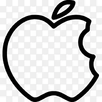 电脑图标绘制苹果剪贴画.苹果