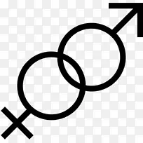 性别符号计算机图标.符号
