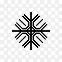 雪花电脑图标符号剪贴画.雪花