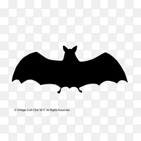 蝙蝠工艺标志万圣节标签-我的第一个万圣节