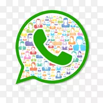 批量消息WhatsApp SMS网关电子邮件-WhatsApp图标PNG