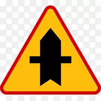 交通标志警告标志道路交通碰撞道路