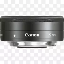 佳能Eos m佳能ef-m 22 mm镜头佳能透镜安装x-m广角22 mm f/2.0相机