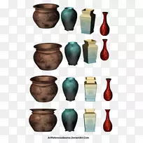 陶瓷下载-实物装饰花瓶