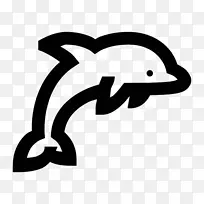 海豚电脑图标剪贴画-海豚
