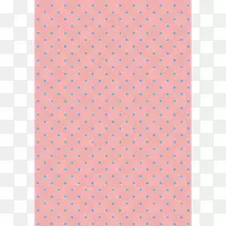 圆点线点角粉红色m线
