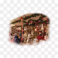 圣诞老人的洞穴圣诞老人圣诞装饰品格罗塔巴博纳塔莱圣诞集市-圣诞老人