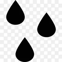 电脑图标落下剪贴画-雨