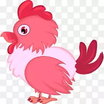 鸡喙鸡作为食物剪贴画.鸡水彩