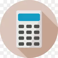 计算器财务报表计算机图标会计财务计算器