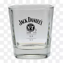 杰克·丹尼尔的威士忌老式玻璃杯