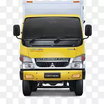 小型面包车三菱FUSO卡车和客车公司三菱汽车三菱FUSO慢跑印度尼西亚国际车展-三菱