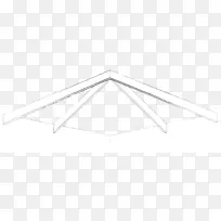 三角形白线艺术角