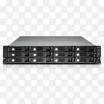 QNAP电视-1271u-rp网络存储系统数据存储系统qnap ts-463 u-rp-4G/32 tb-iw pro 4 bay nas qnap电视-871u-rp