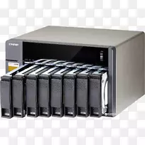 qnap ts-831 x nas塔以太网lan黑网络存储系统qnap 8海湾nas数据存储