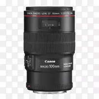 佳能EF镜头安装佳能100 mm镜头佳能Eos佳能EF 100 mm f/2.8L宏为USM佳能EF 100 mm f/2.8宏USM-相机镜头