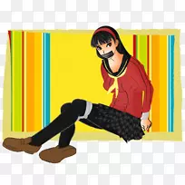 人类行为线剪贴画线