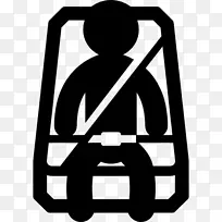 电脑图标，安全带，婴儿和蹒跚学步的汽车座椅下载剪辑艺术-笑脸