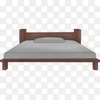 床架，桌子，床垫，天篷，床
