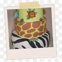 长颈鹿蛋糕装饰长颈鹿